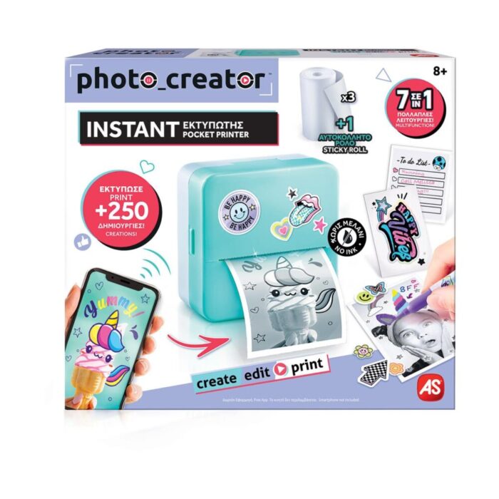 AS Photo Creator - Instant Pocket Printer (1863-70607)